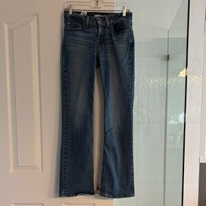 Levi's Classic Blue Boot Cut Jeans Superlow